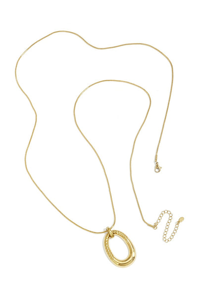 Oval striped | ketting